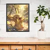 Pikachu Playing In Water-11CT Stamped Cross Stitch 35*45cm/13.78*17.72in