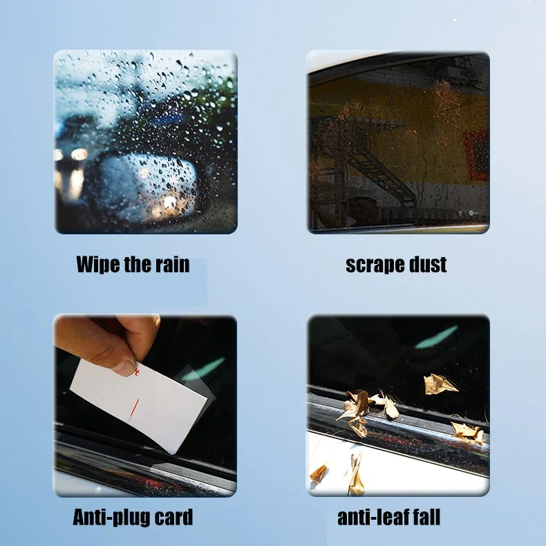 Car windshield wiper strips on both sides（2PCS）