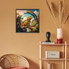 Diamond Painting -DIY Round Drill Rainbow Wings Lizard