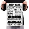 Toilet Rules - Metal Tin Signs(8*12Inch/12*16Inch)