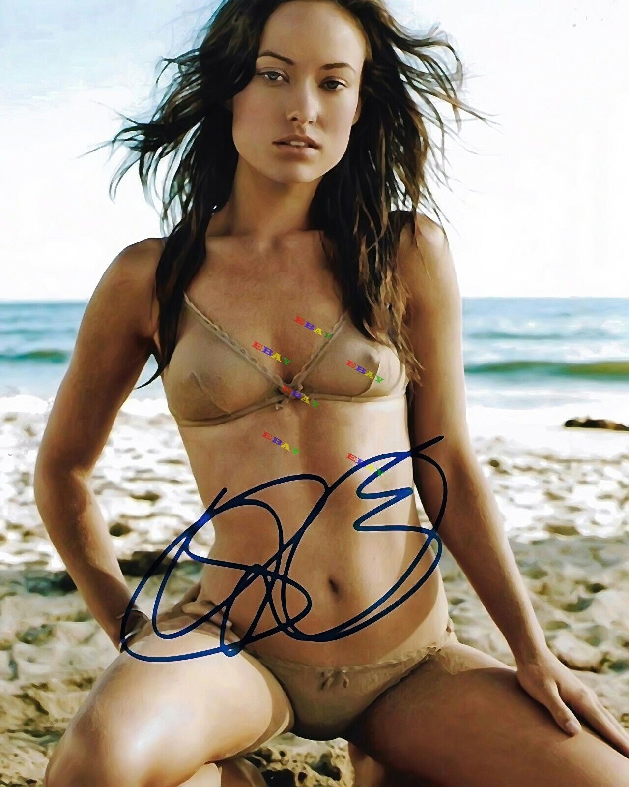 Olivia Wild Autographed Signed 8x10 Photo Poster painting Reprint