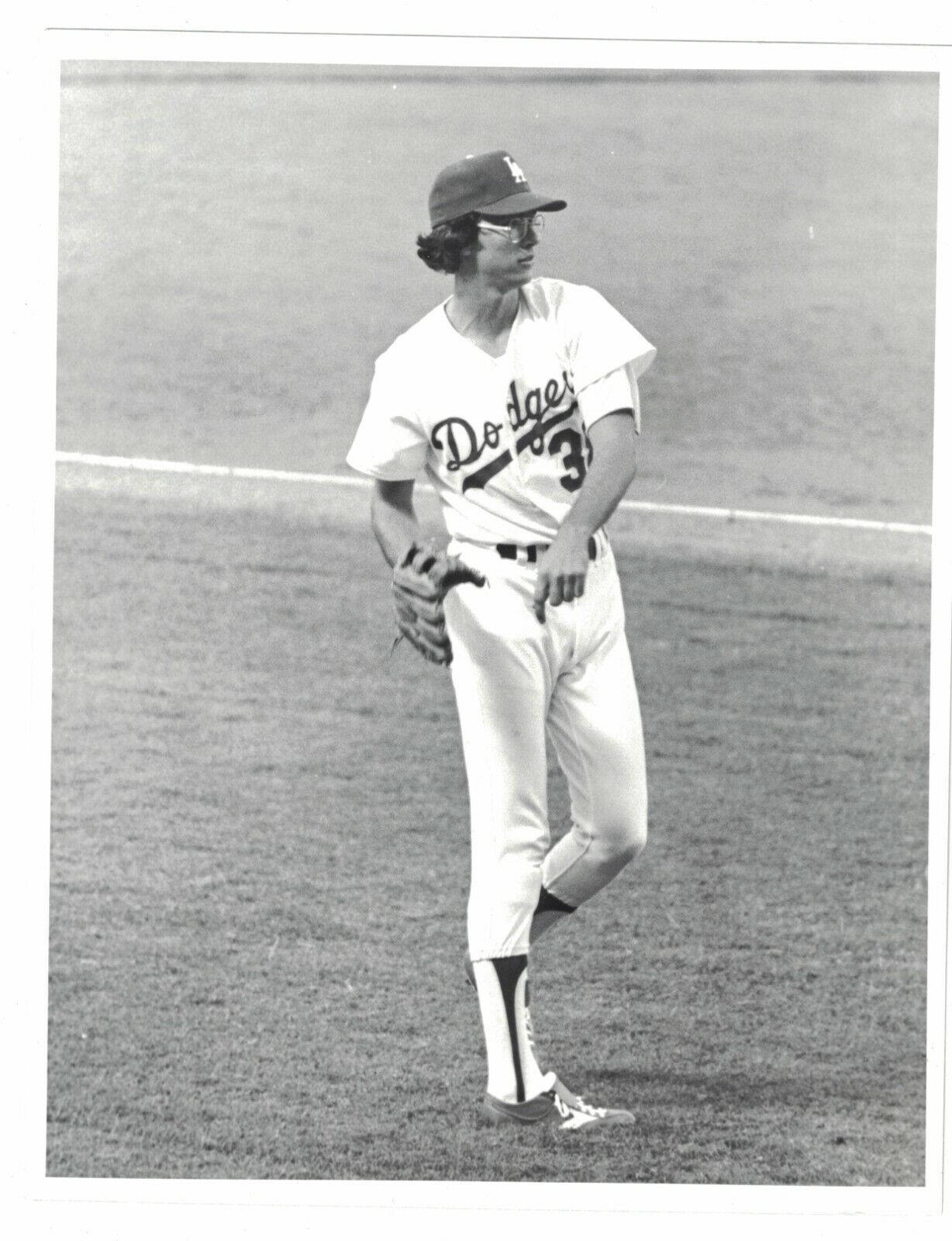 Joe Simpson Los Angeles Dodgers 8x10 Vintage 1970's Baseball Photo Poster painting RH