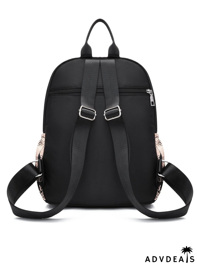 Elephant Pattern Functional Backpack