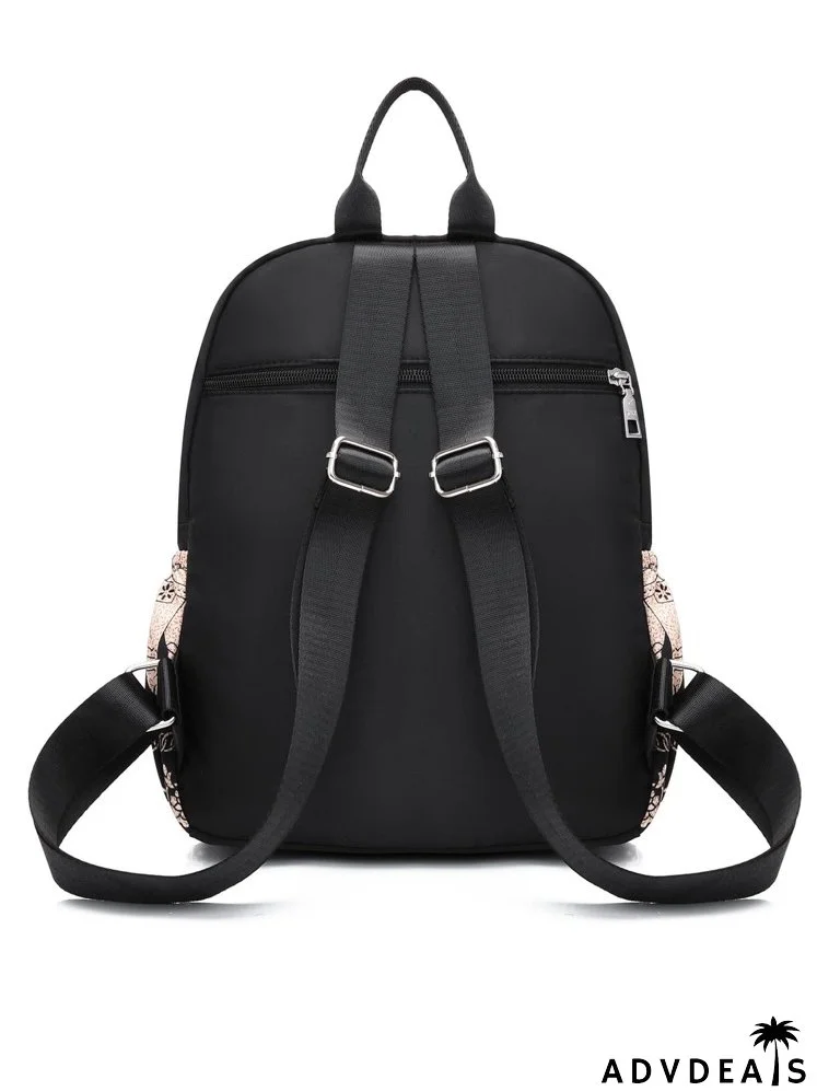 Elephant Pattern Functional Backpack