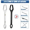 8-22mm universal plum blossom wrench universal double-head self-tightening adjustable wrench
