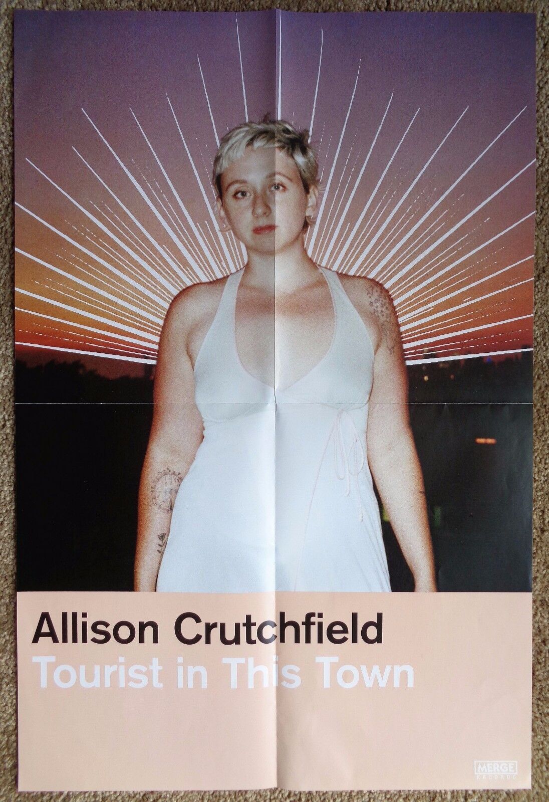 ALLISON CRUTCHFIELD Album POSTER Tourist In This Town 12x18