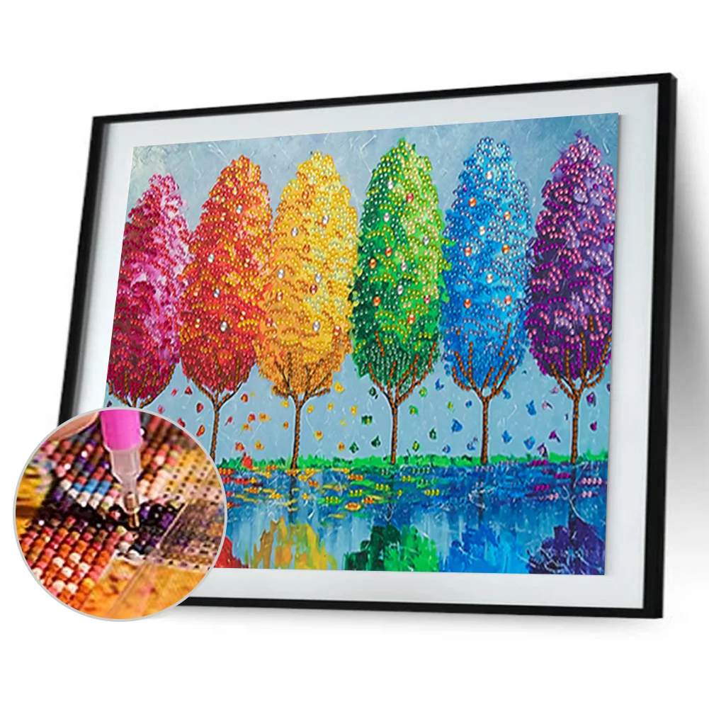 Diamond Painting - Special Shaped Drill - Tree(40*30cm)