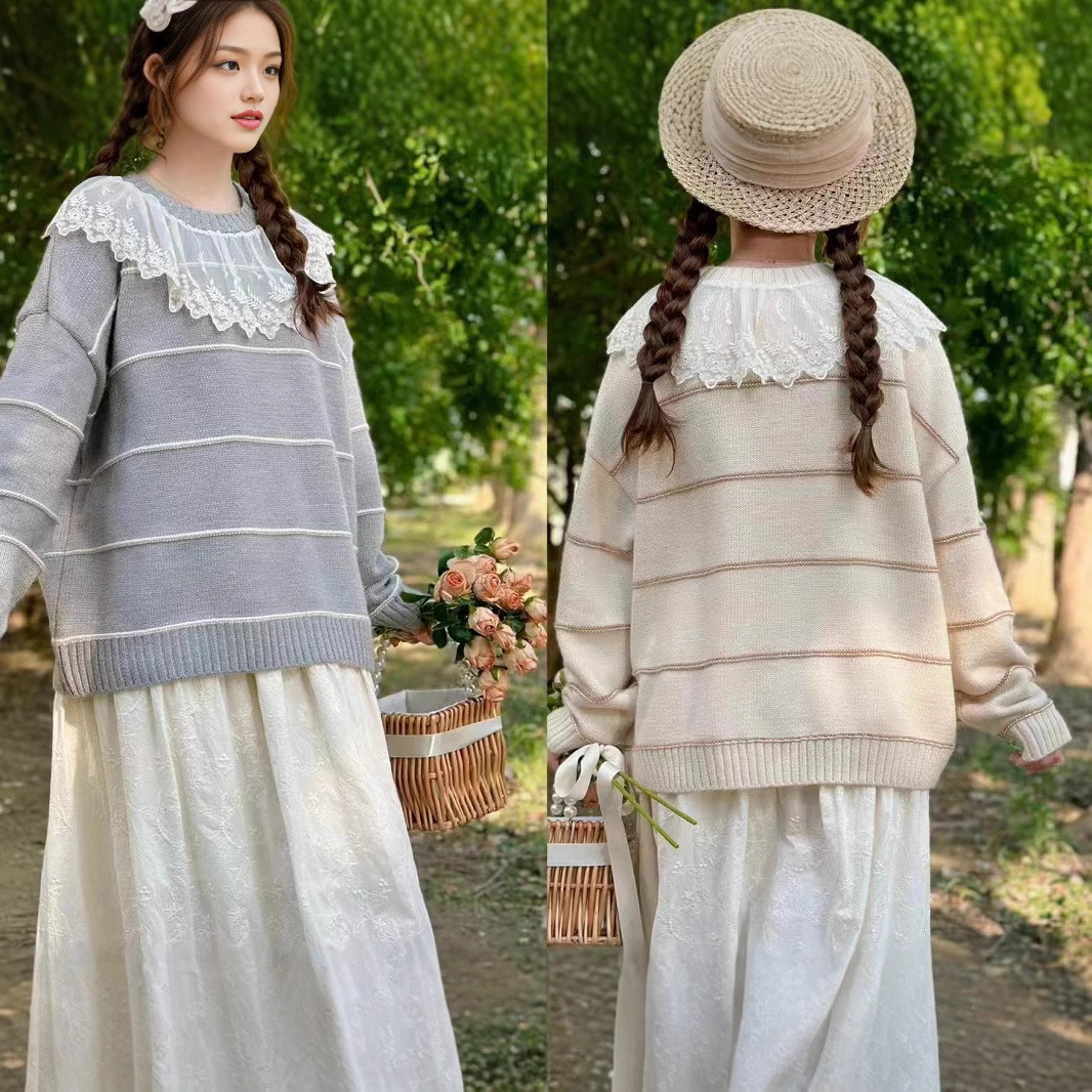 Chicfifth Sweater Women Winter Long Sleeve High Quality Autumn Vintage Top Knitted Cardigan