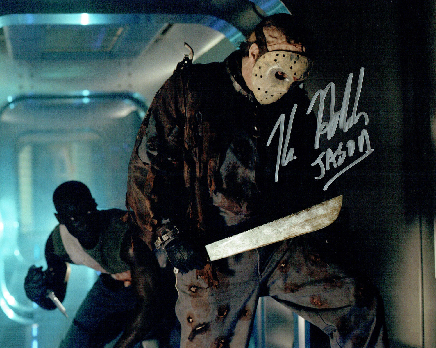 Kane HODDER SIGNED Autograph 10x8 Photo Poster painting AFTAL COA Jason VOORHEES Friday 13th