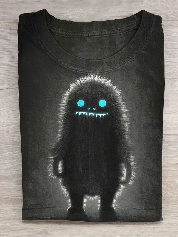 Fun Weird Monsters Art Design T-shirt