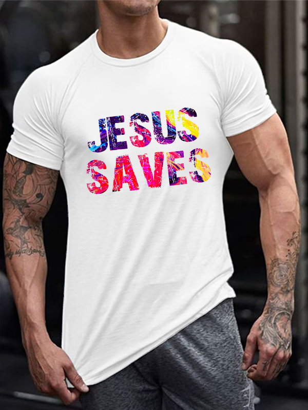 Jesus Saves Men'S T-Shirt