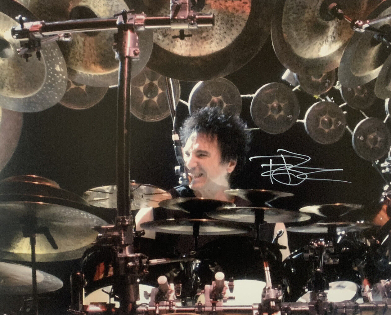 TERRY BOZZIO HAND SIGNED 8x10 Photo Poster painting LEGEND DRUMMER AUTOGRAPH AUTHENTIC RARE COA