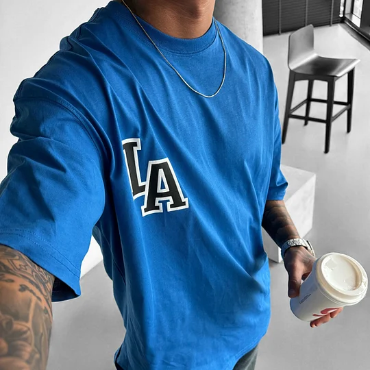 Unisex Casual LA T-shirt Lixishop 