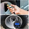 Digital Air Compressor LCD Display Air Line Clip-on Tyre Pump for SUV Truck Bike
