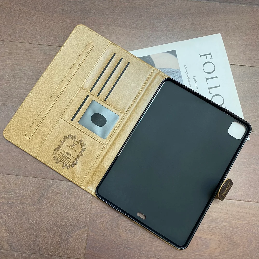 LV Luxury Louis Vuitton Canvas Monogram Leather Fresh Summer Theme Pattern Apple iPad case ProCaseMall