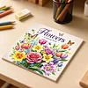 3PCS Wildflowers Coloring Book Set Mindfulness Art Books for Adults 