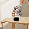 Acryl Weihnachten Schneemann doppelseitig - 5d DIY Bastellampe