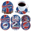 DIY 6Pcs Rugby Team-Diamond Painting Coasters(With Holder)