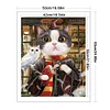 >SALE<Full Embroidery Silk Thread 11CT Printed Cat Cross Stitch Home Kit Art 50x63cm