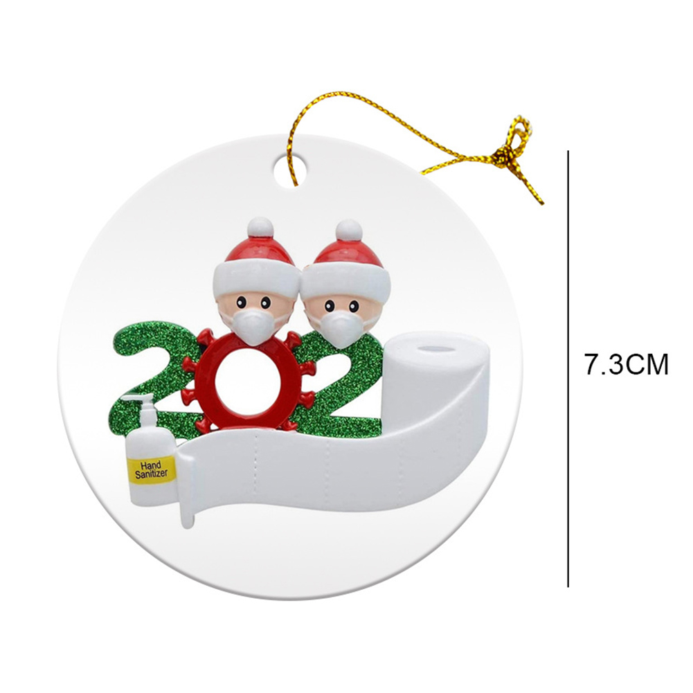 

DIY Name Blessing Christmas Tree Hanging Pendant PVC Festival Ornaments, 501 Original