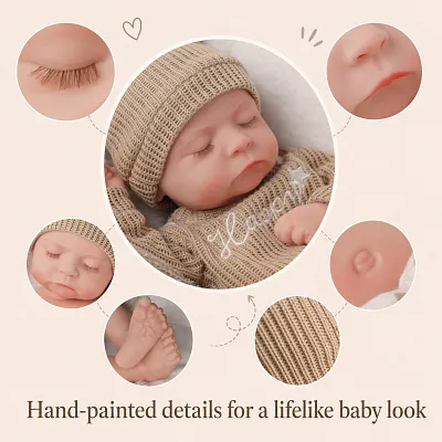 Hand-painted details for a lifelike look