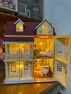Large-scale DIY Wooden Dollhouse Crafts Miniature Kit--Fairy Tale Home
