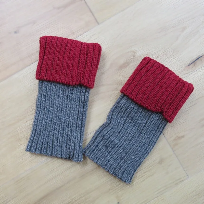 Leg Warmers Women Crochet Knitting Legging Colorful Plus Velvet Thicker Womens Sweet Lovely Soft Warm All-match Solid Leisure