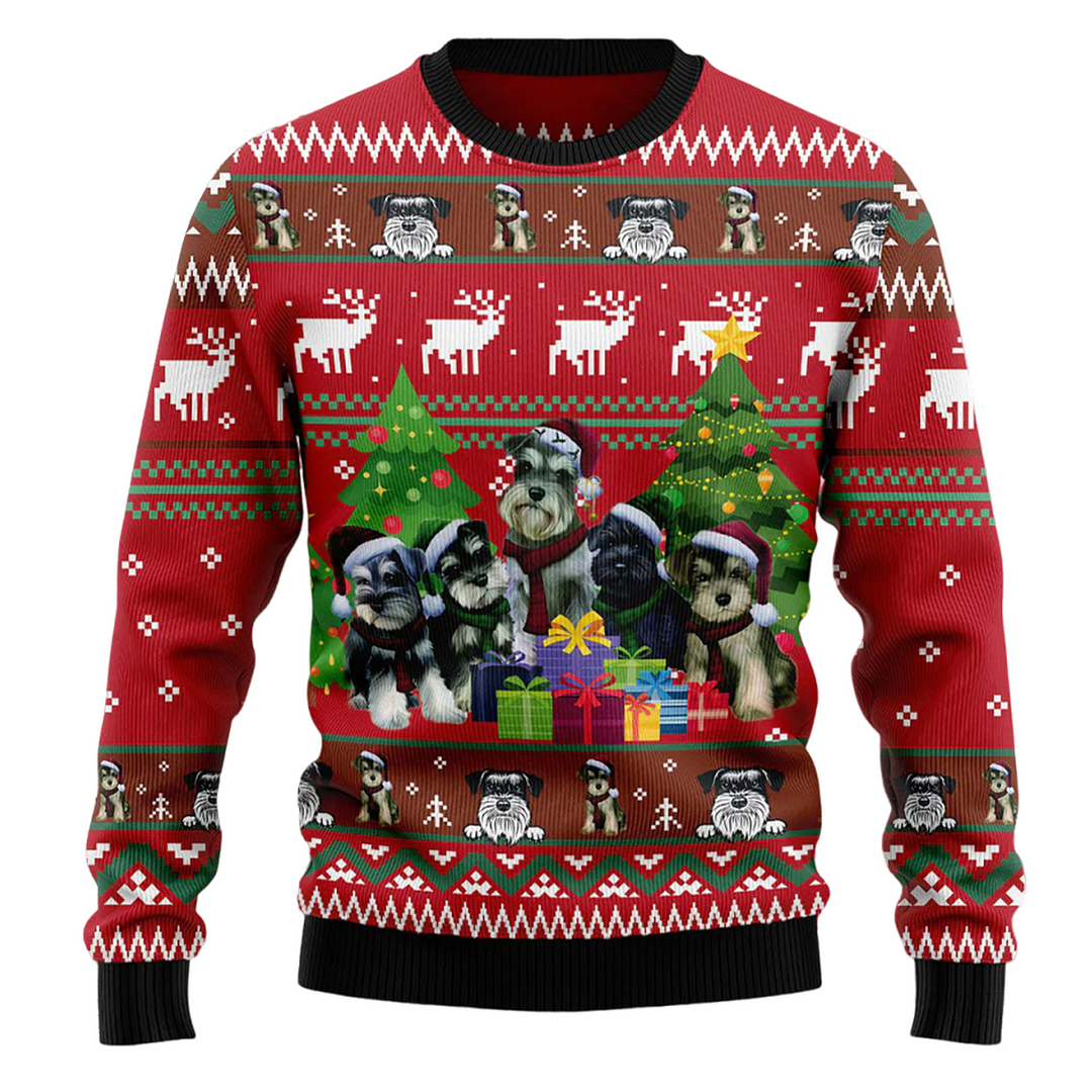 Unisex Christmas Story Print Crew Neck Ugly Christmas Gift Sweatshirt-inspireuse