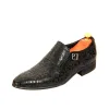 Mens Dress Slip On Leather Shoes Black