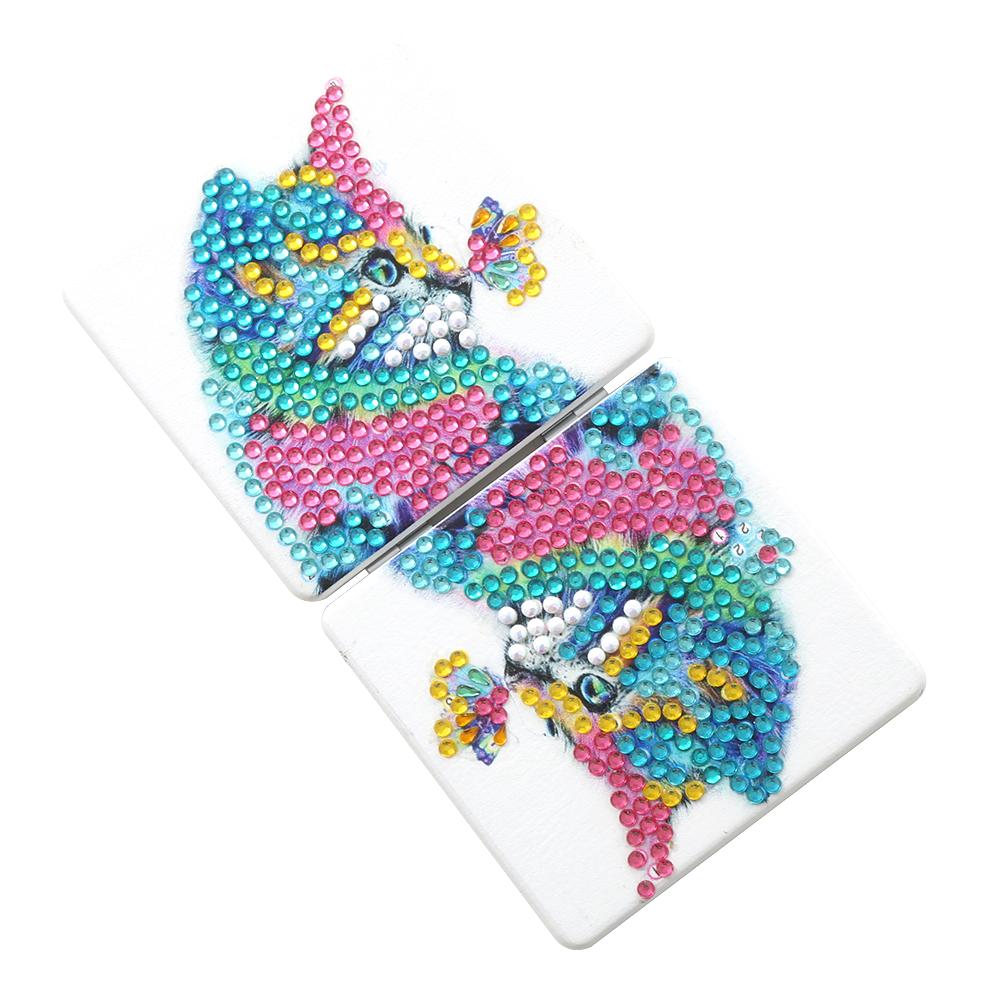 

Cat Butterfly-Creative Diamond Mini Mirror, 501 Original