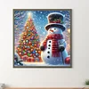Diamond Painting - Full Round Drill - Xmas Snowman(Canvas|40*40cm)