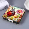 PU Insects Diamond Painting Notecard Box with Papers for DIY Art Craft