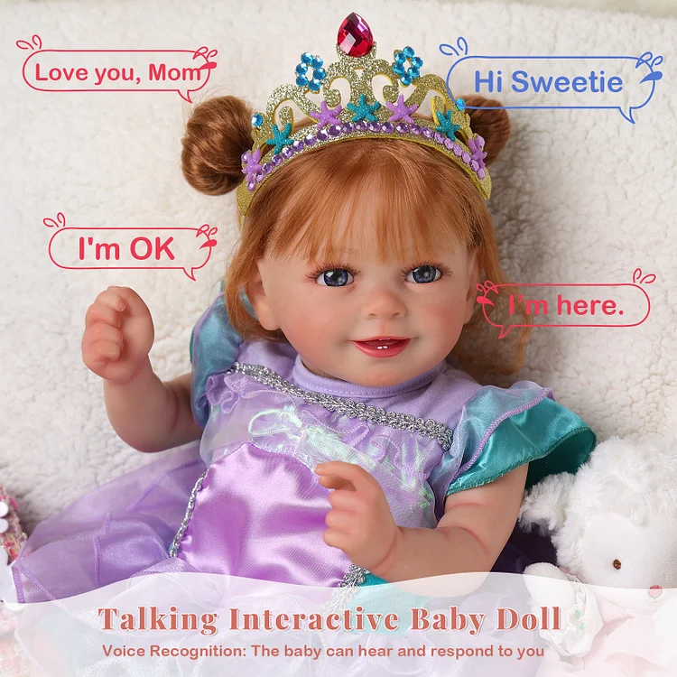 Babeside Smiling Reborn Baby Doreen 20''  Toddler Girl Building Lovely Memories with Heartbeat Coos and Breath
