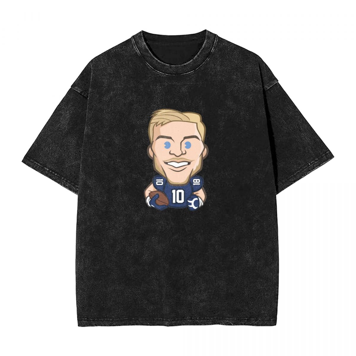 Los Angeles Rams Cooper Kupp Emoji Printed Vintage Men's Oversized T-Shirt