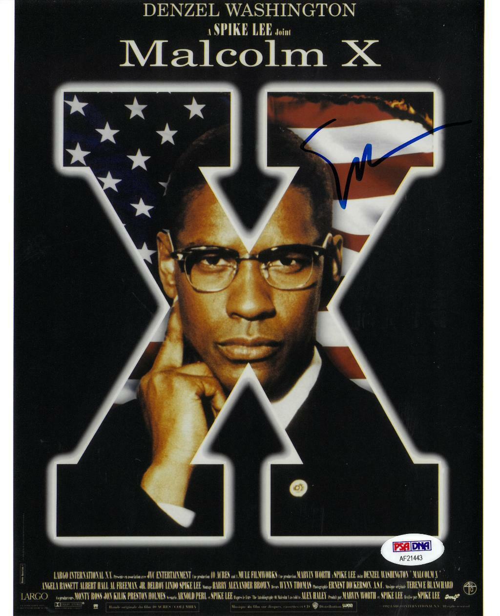 Spike Lee Signed Malcolm X Authentic Autographed 8x10 Photo Poster painting PSA/DNA #AF21443