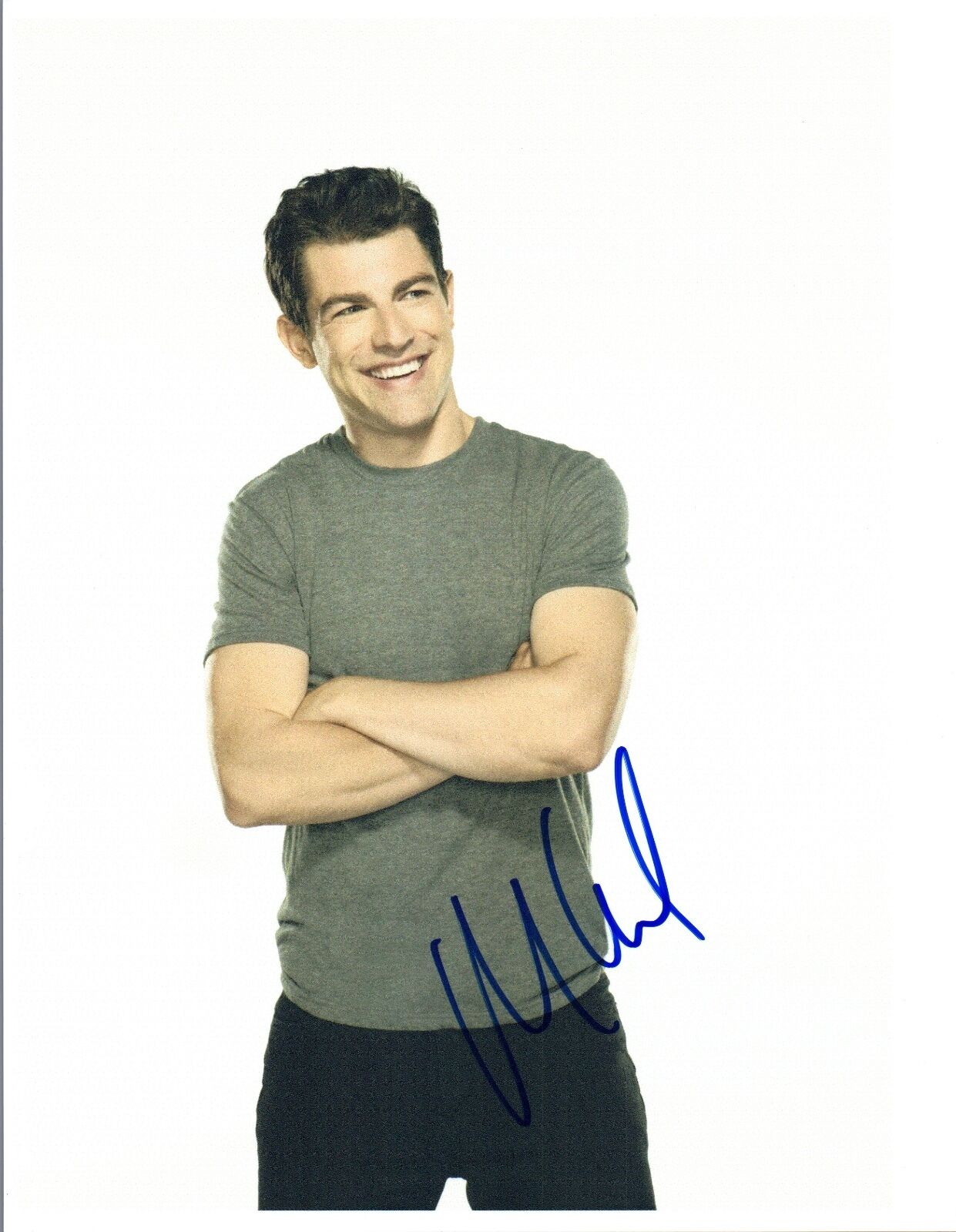 Max Greenfield Signed Autographed 8x10 Photo Poster painting New Girl Star COA VD