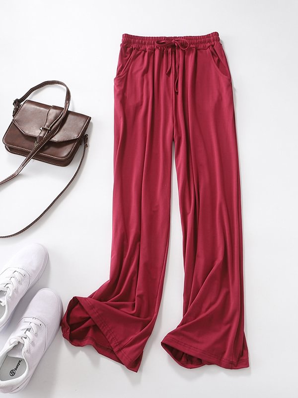 Original Empire Solid Capri-Pants