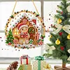 Diamond Painting Ornament Gingerbread House Hanging Decor 9.45x9.45in