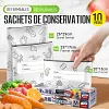 🔥Best-seller mondial🍗 Offre &agrave; dur&eacute;e limit&eacute;e ! Achetez-en 3, obtenez-en 2 gratuits🥦Sacs de conservation refermables en aluminium r&eacute;utilisables