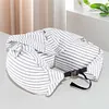 Stuffable Neck Pillow Hooded Neck Pillow for Airplane Long Flight (Light Grey)