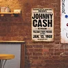 Johnny Cash - Metal Tin Signs(8*12Inch/12*16Inch)