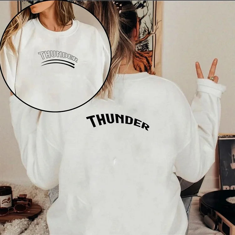 ATEEZ World Tour The Fellowship : Break the Wall In Asia Thunder Sweatshirt officialateezshop