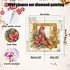Diamond Painting-DIY Crystal Rhinestone Christmas Cardinal