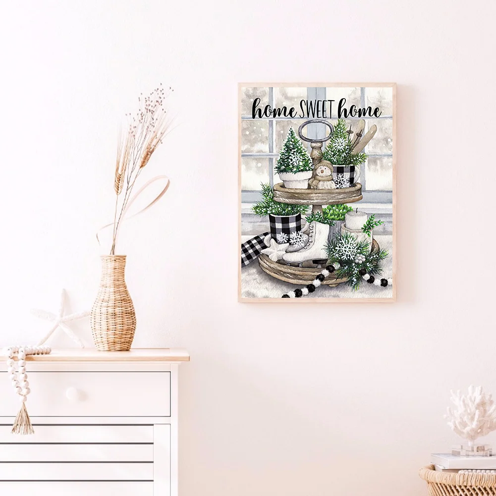 Diamond Painting - Full Round Drill - Christmas Sock