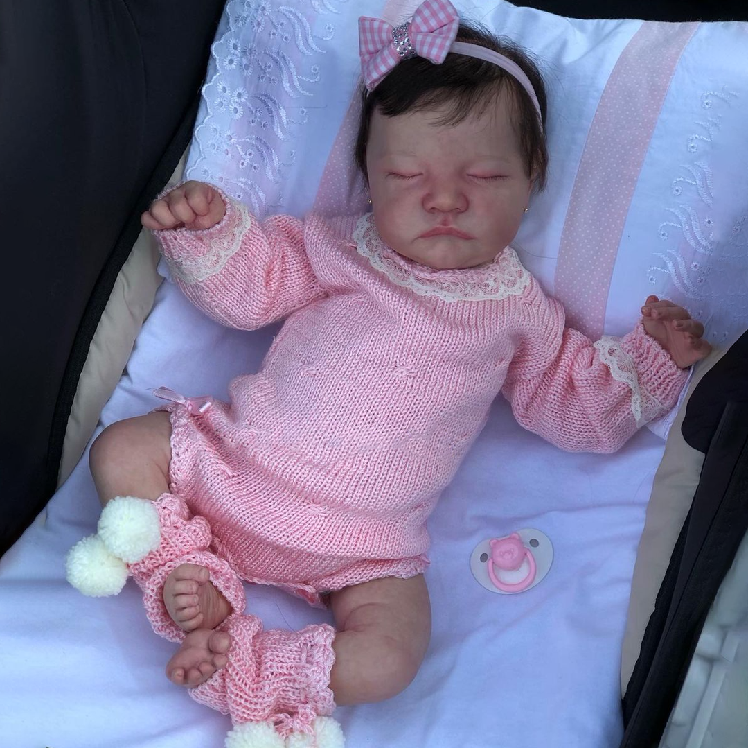 20 inches Realistic Weighted Soft Sleeping Silicone Reborn Newborn Baby Girl Dolls -Creativegiftss® - [product_tag] RSAJ-Creativegiftss®