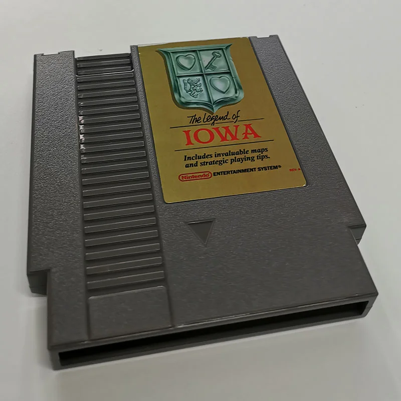 The Legend of Iowa For Nintendo NES - 8 Bit Game Cartridge
