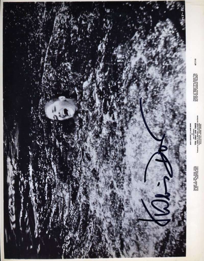 Karin Dor Psa Dna Coa Hand Signed Bond Girl 8x10 Photo Poster painting Autograph