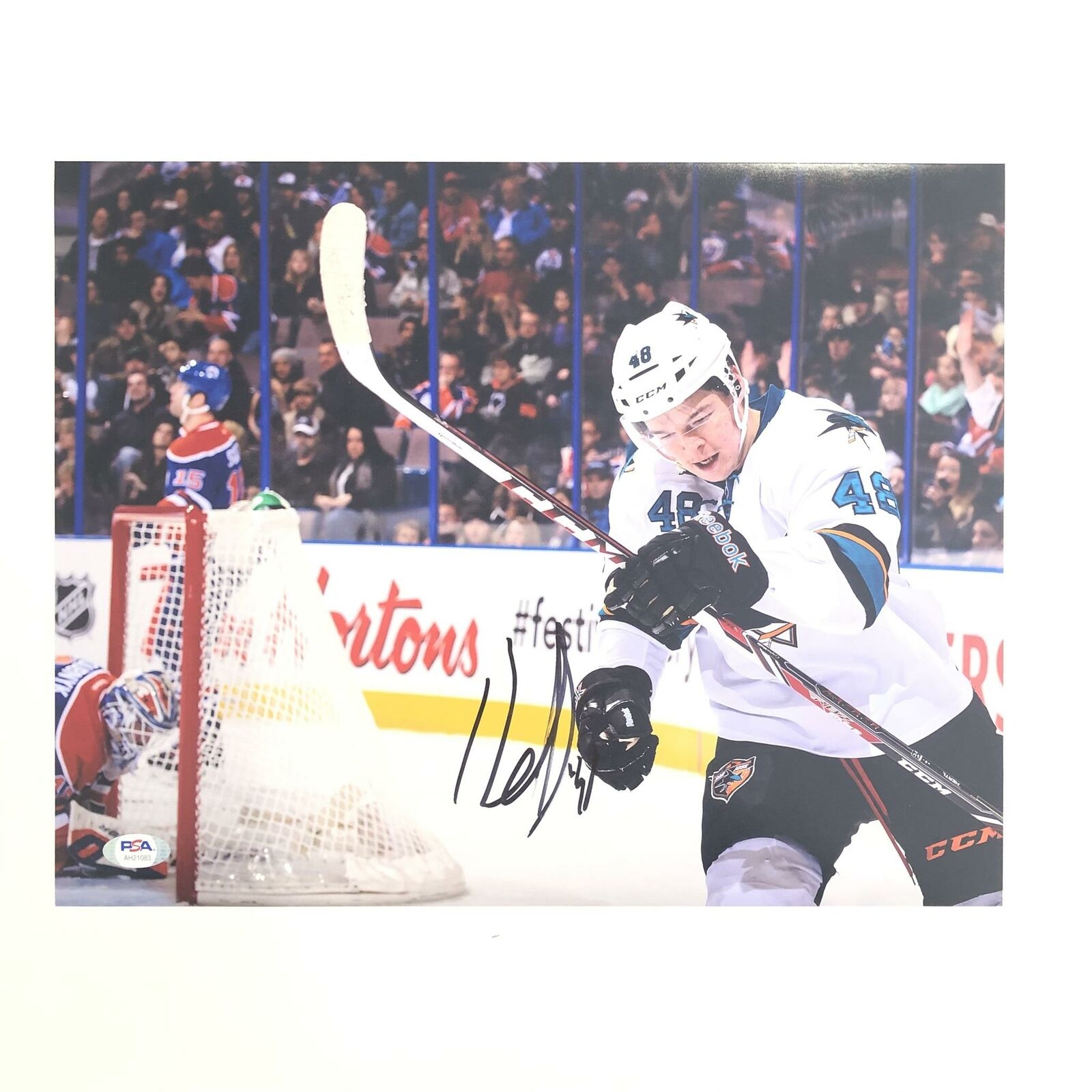 Tomas Hertl signed 11x14 Photo Poster painting PSA/DNA San Jose Sharks Autographed