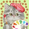 Diamond Painting-DIY Crystal Rhinestone Funny Cat
