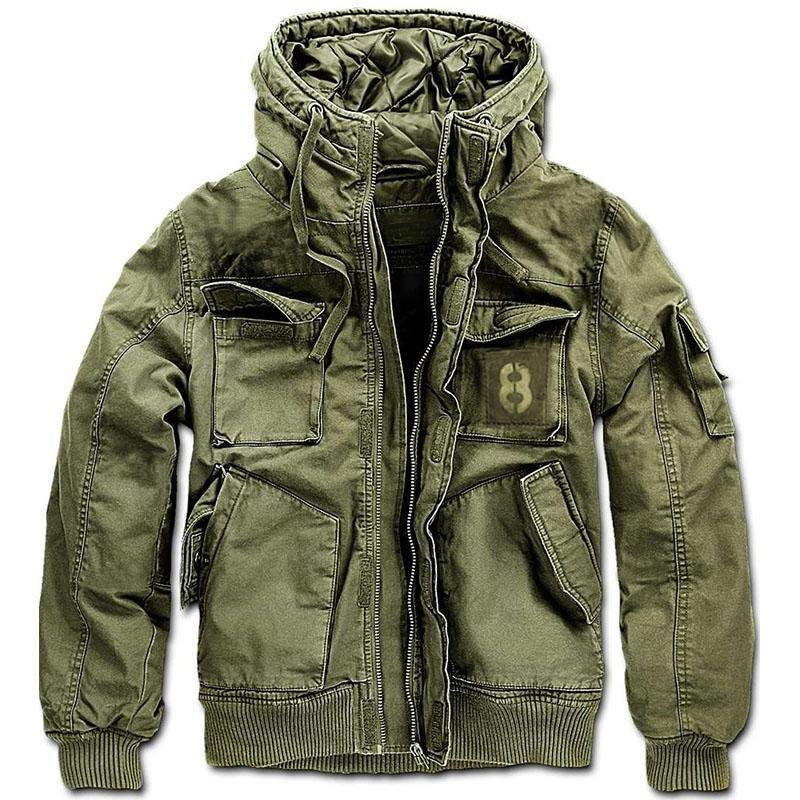 Mens Jacket Retro Washed Warm Jacket / [viawink] /